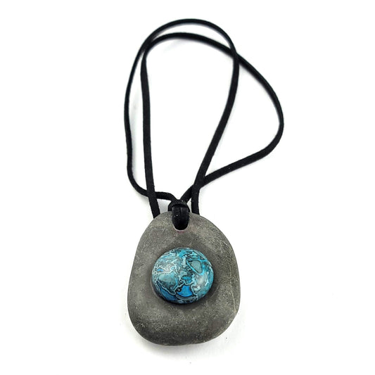 Stacking Stone Necklace by J.J. Dean