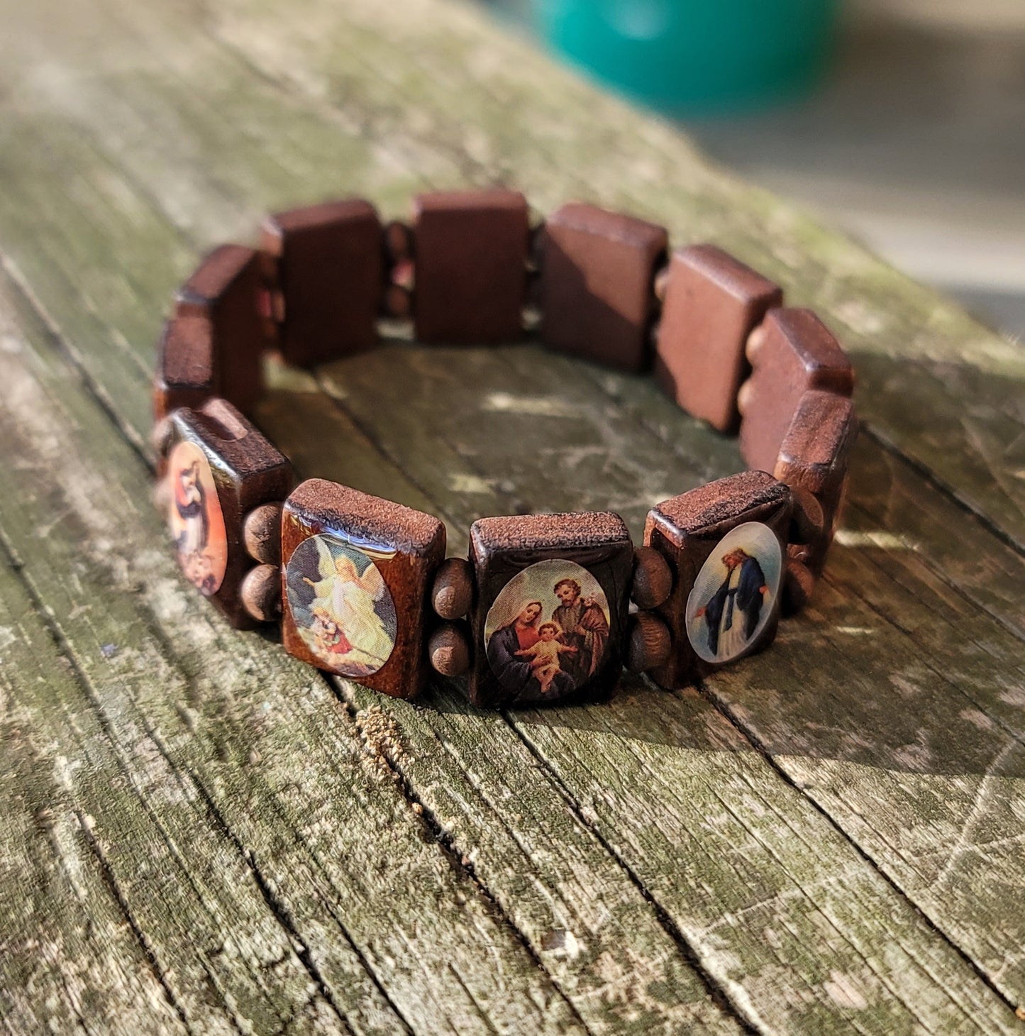 Wooden Saint Bracelet