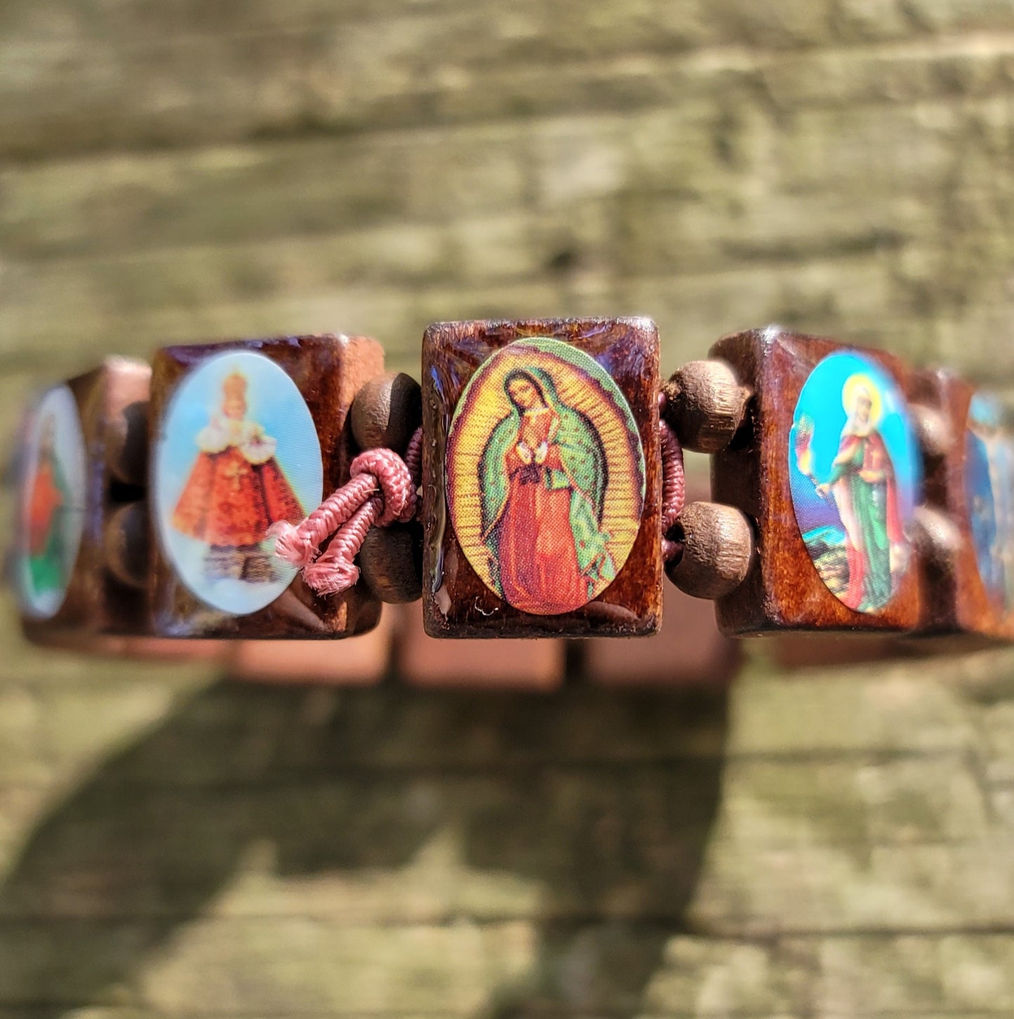 Wooden Saint Bracelet