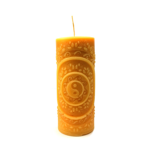 Balanced Yin & Yang Pillar Candle