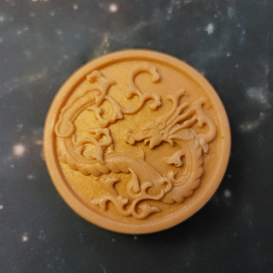 Chinese Dragon  Medallion Coconut Oil Aromatherapy Soap