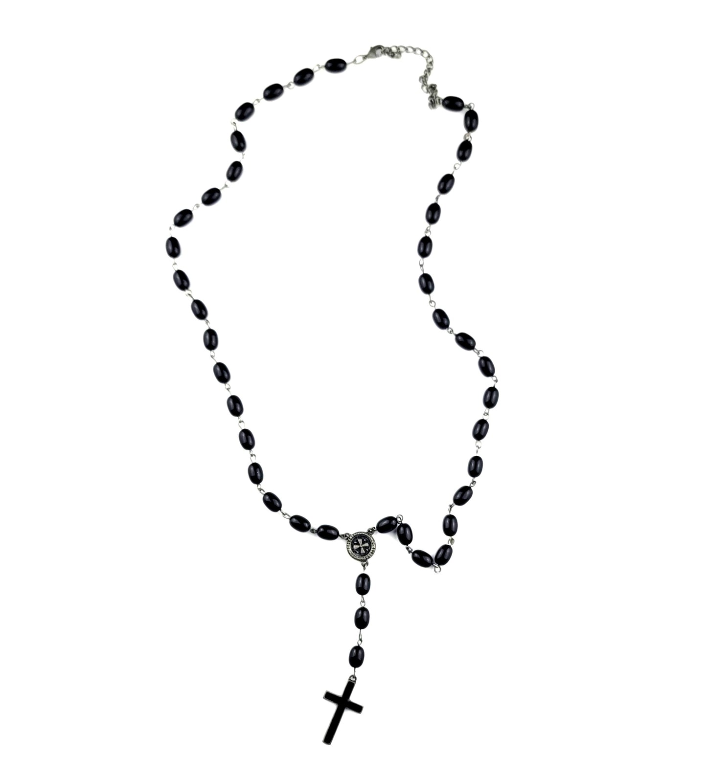 Vintage Ed Hardy Gothic Rosary Necklace