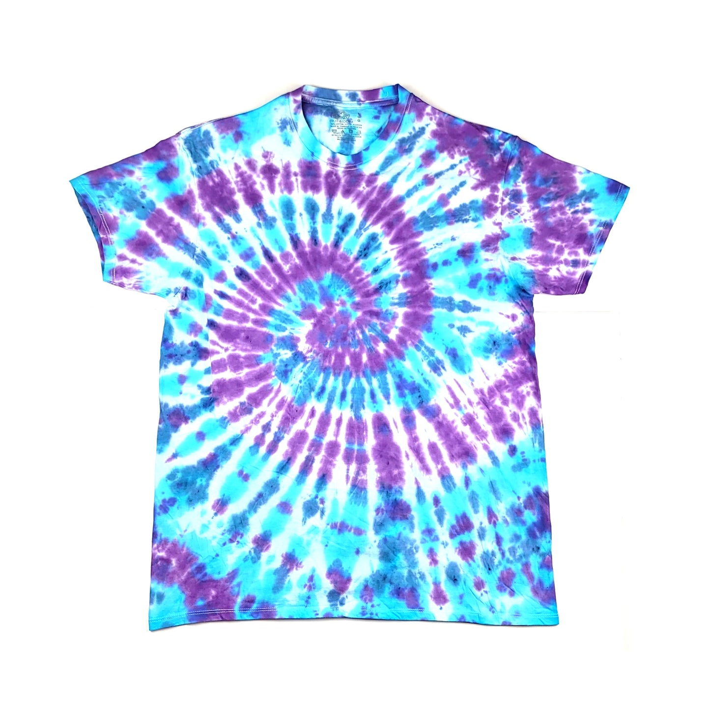 Artic Spiral Tie Dye Tee Shirt - Hypno Monkey