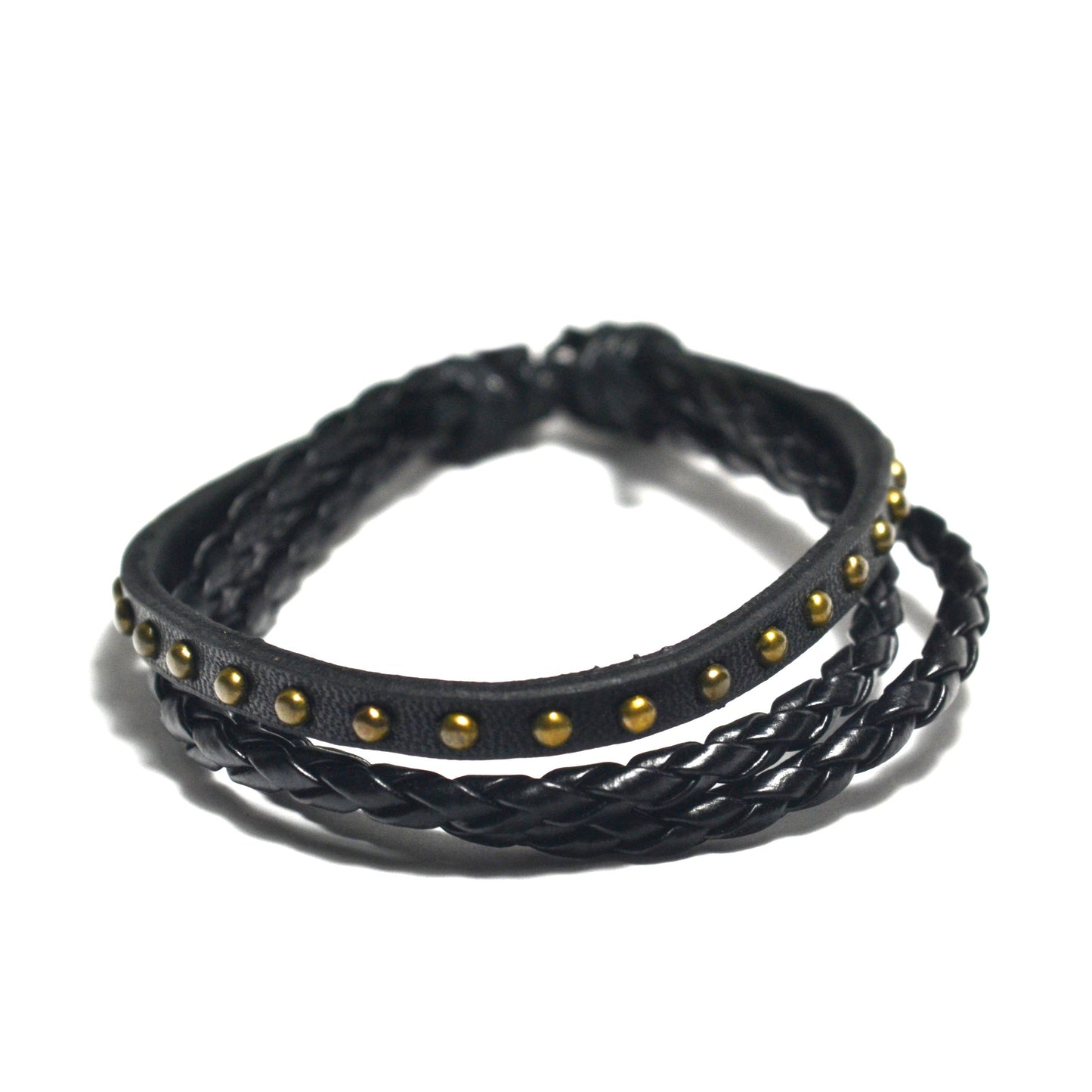 Studded Leather Bracelet