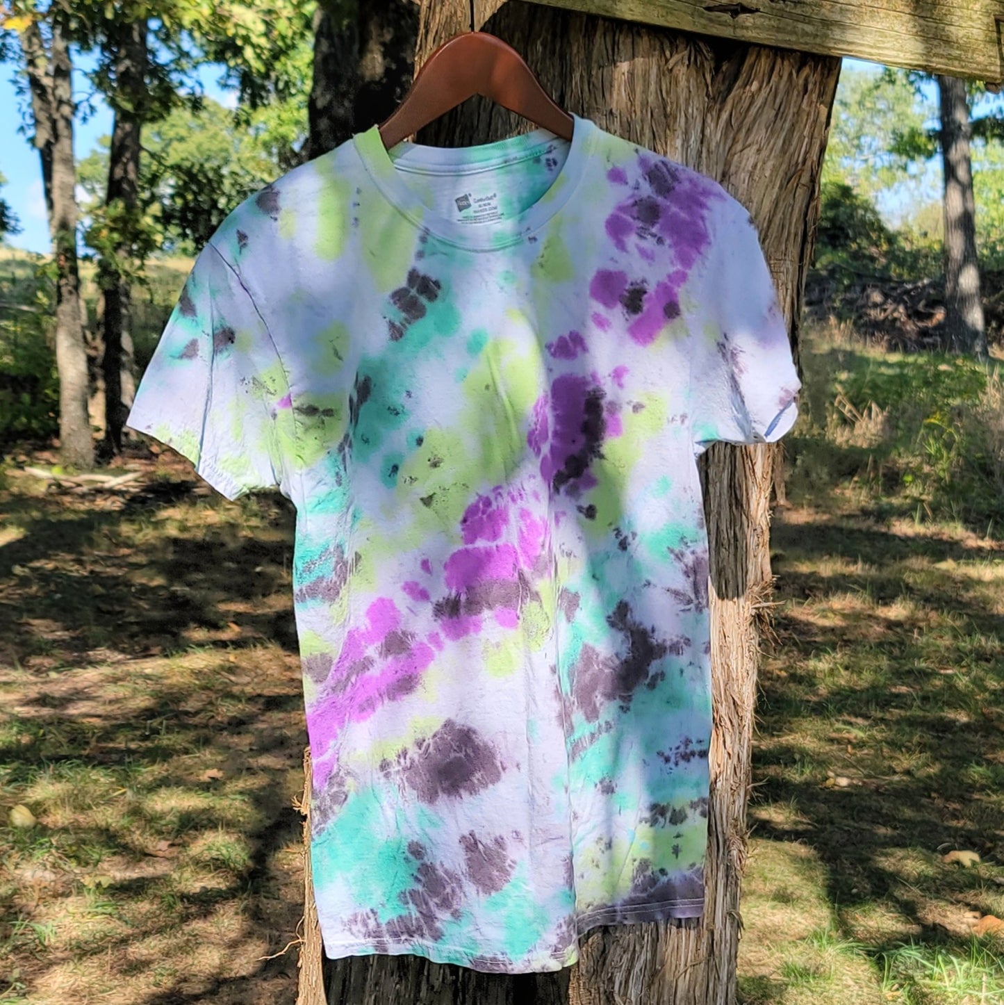 Acid Rain Tie Dye Tee Shirt - Medium - Hypno Monkey