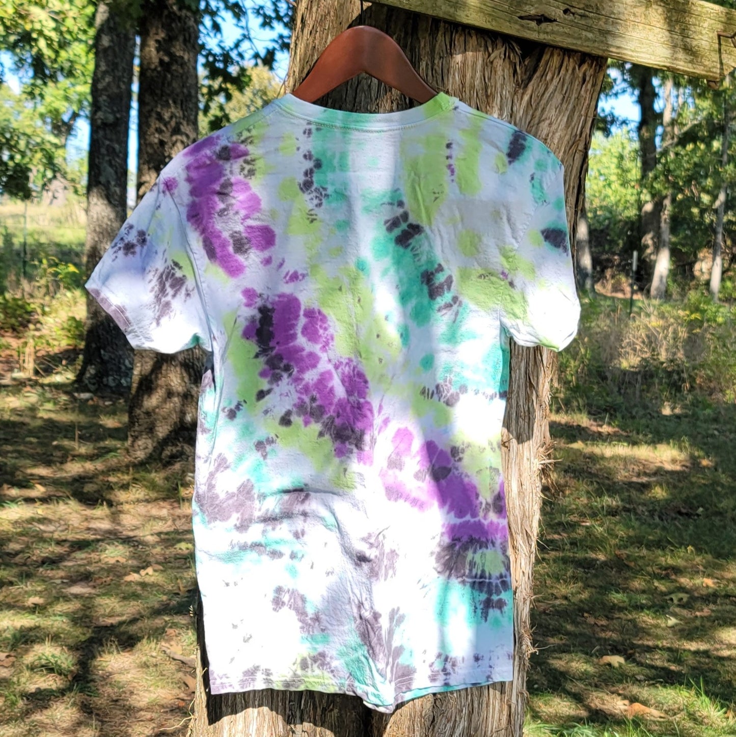 Acid Rain Tie Dye Tee Shirt - Medium - Hypno Monkey