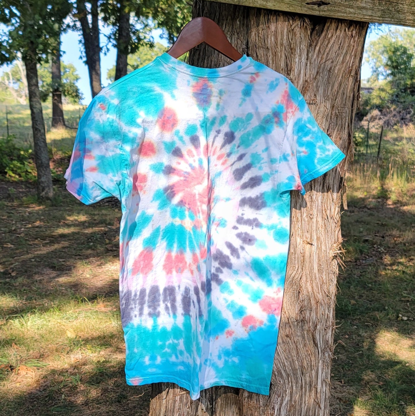 Artic Spiral Tie Dye Tee Shirt - Hypno Monkey