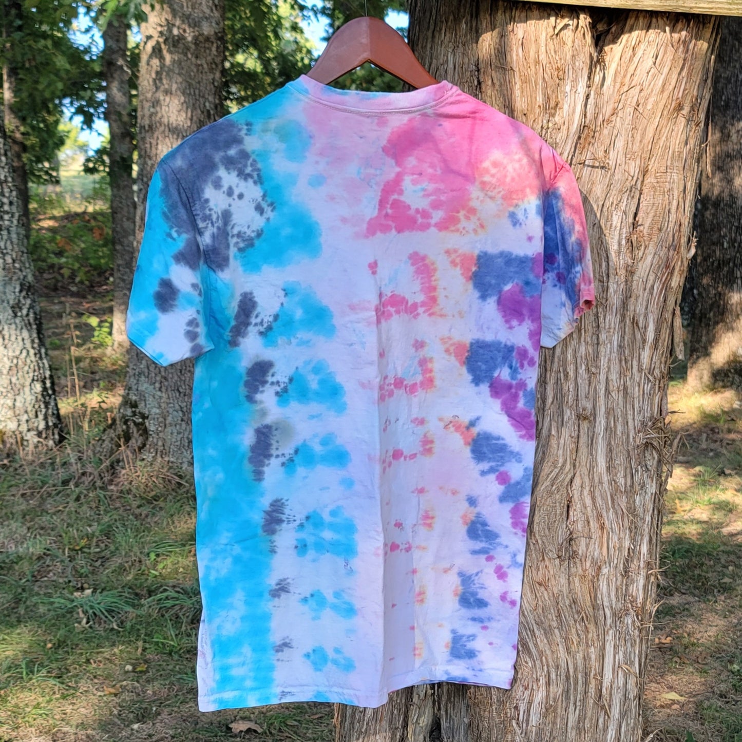 Candy Clouds Tie Dye Tee Shirt - Medium - Hypno Monkey