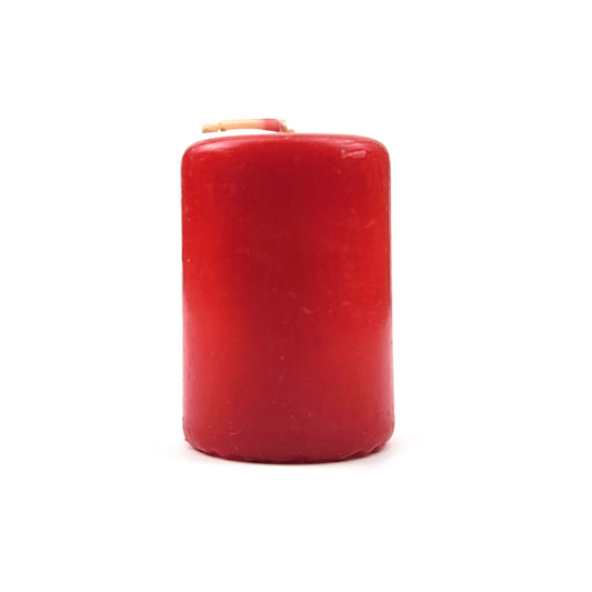 Red Vintage Votive Candle