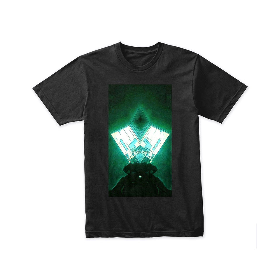 Tree of light, Graphic T shirt by J.J. Dean