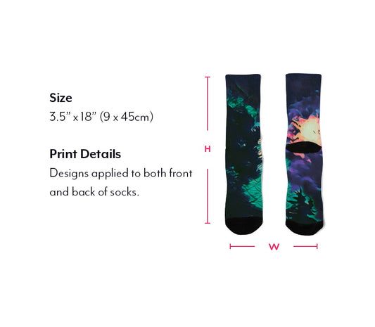 The Midnight Sun, Crew Socks by J.J. Dean