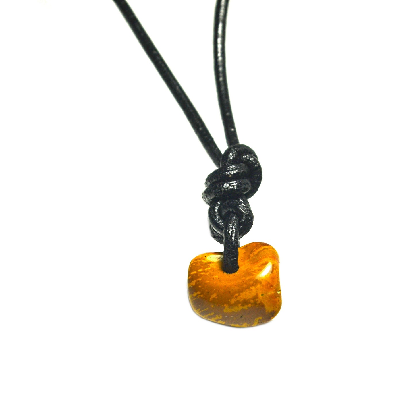 Bumble Bee Jasper Necklace by J.J. Dean