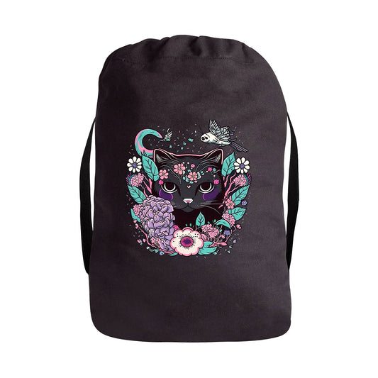 Floral Kitty Backpack - Hypno Monkey