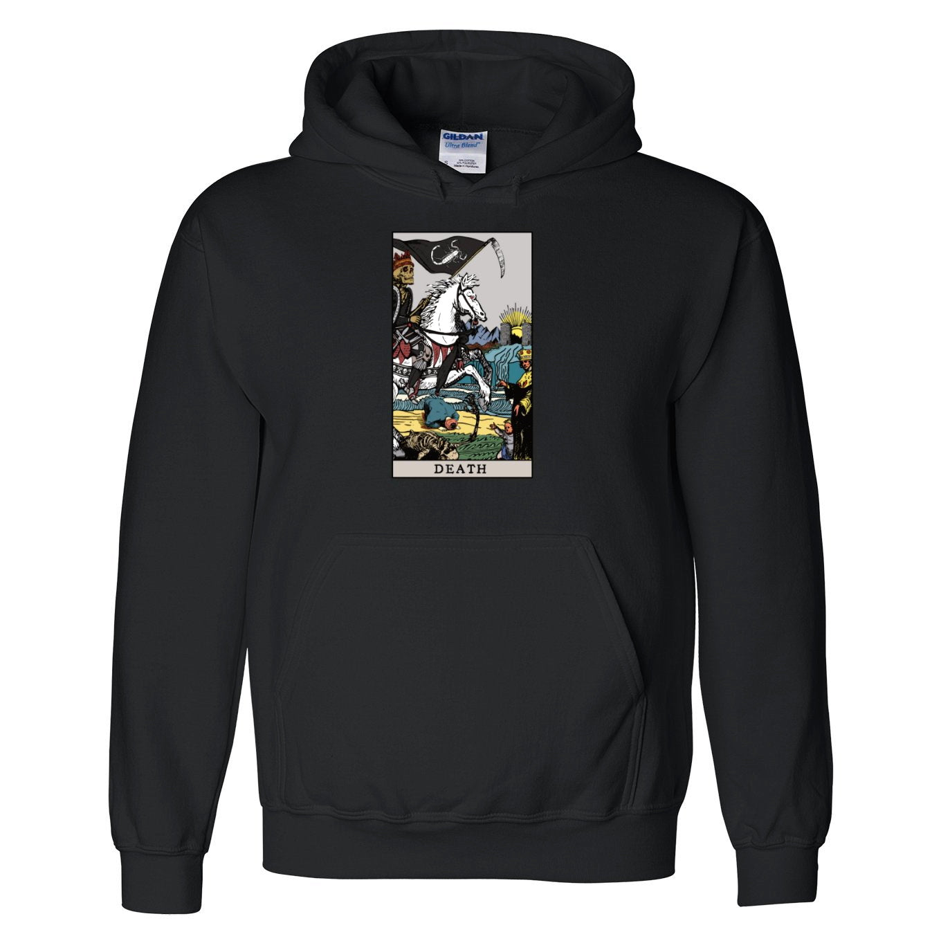 Death Tarot Card Hoodie By J.J. Dean