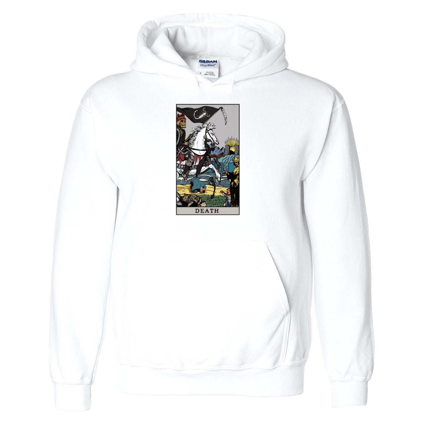 Death Tarot Card Hoodie By J.J. Dean