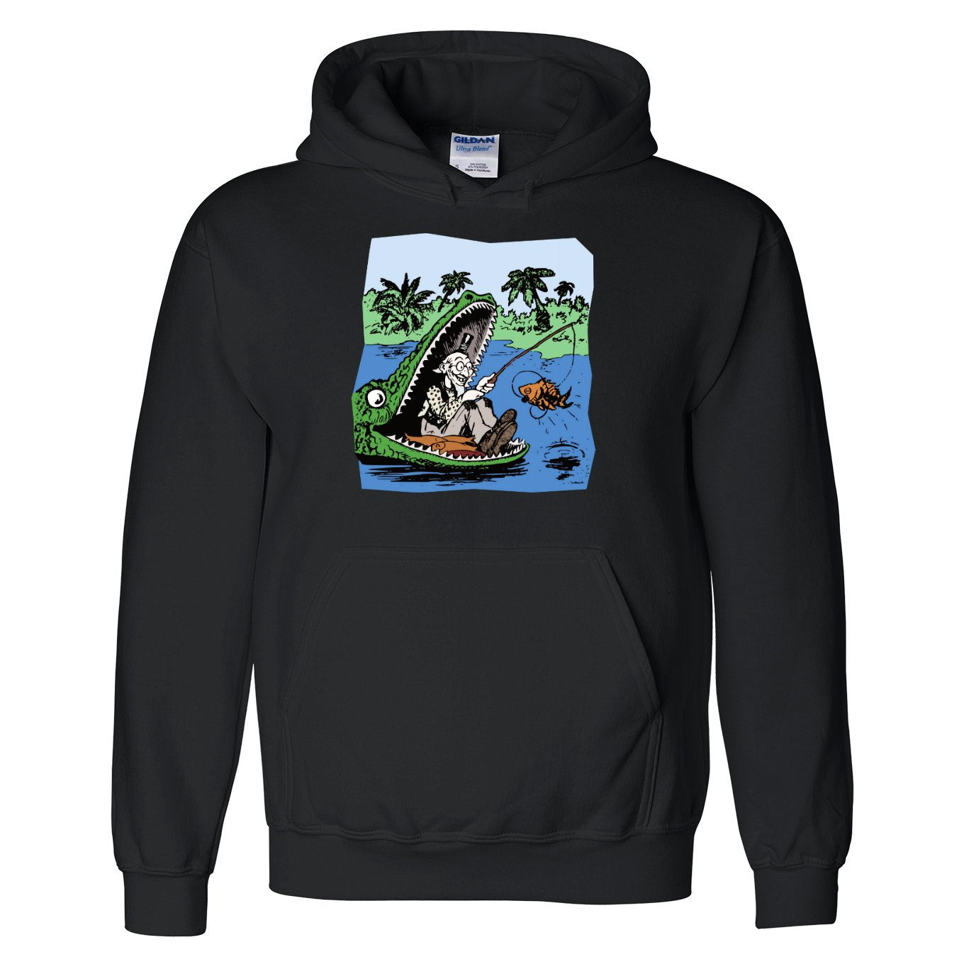 Gone Fishing Hoodie - Hypno Monkey