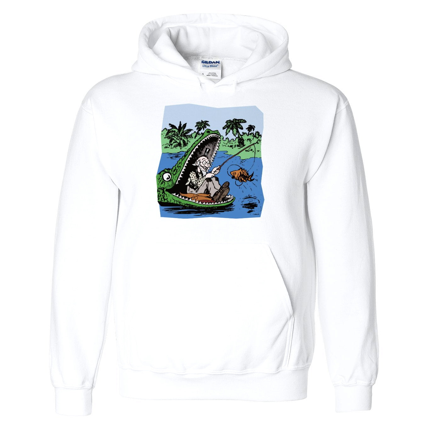 Gone Fishing Hoodie - Hypno Monkey