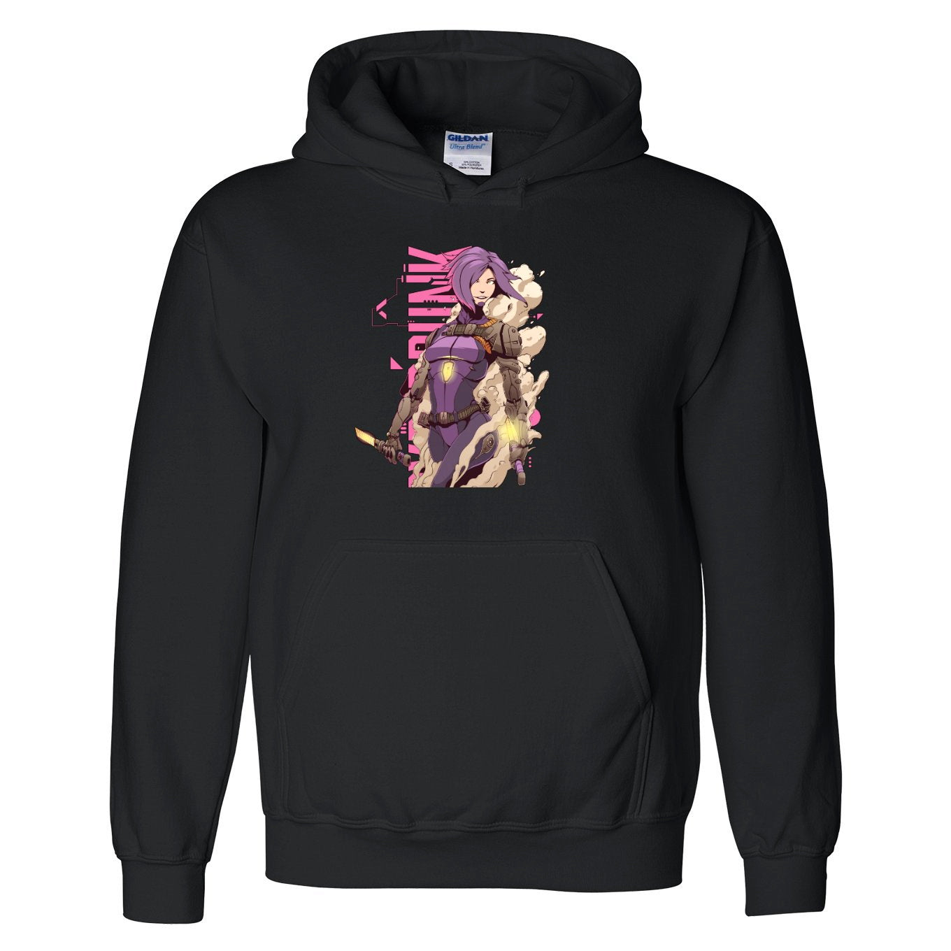 Cybeypunk Warrior Queen Hoodie - Hypno Monkey