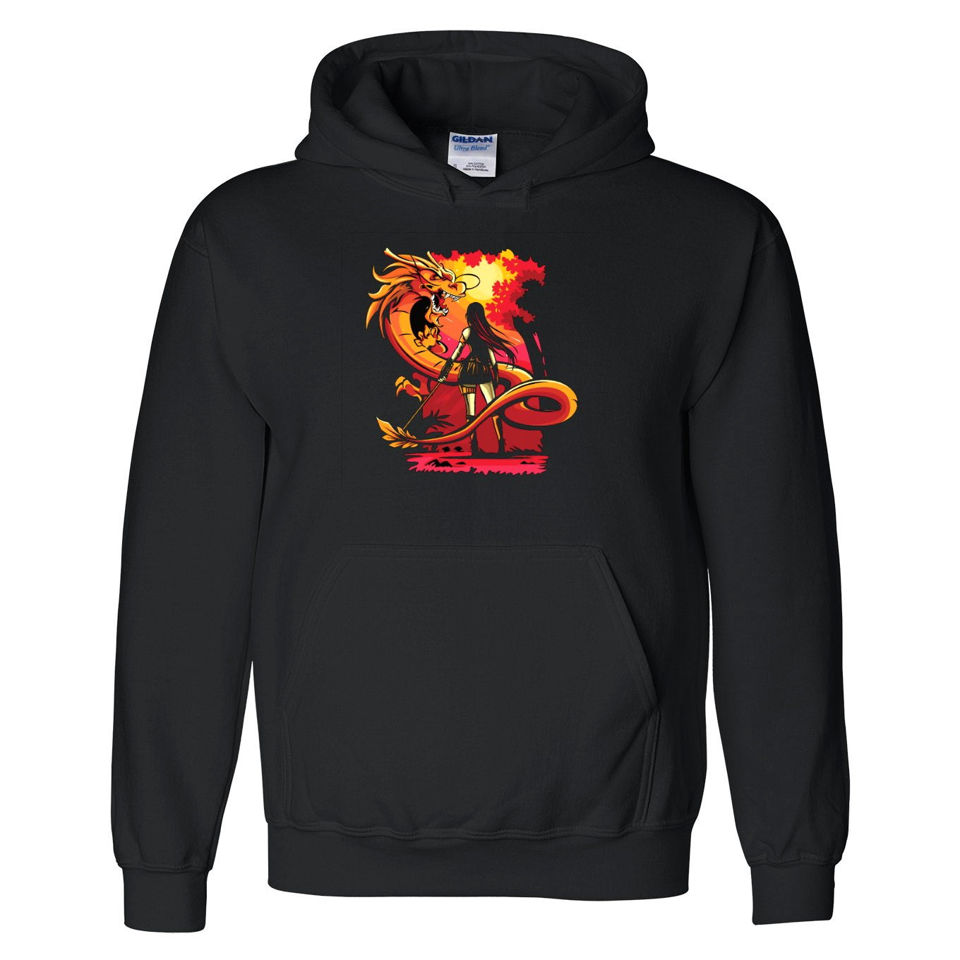 Dragon Geisha Hoodie - Hypno Monkey