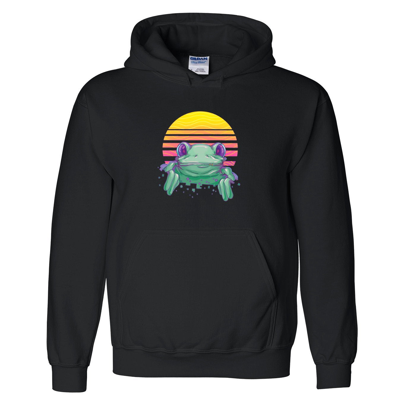 Techno Frog Hoodie - Hypno Monkey