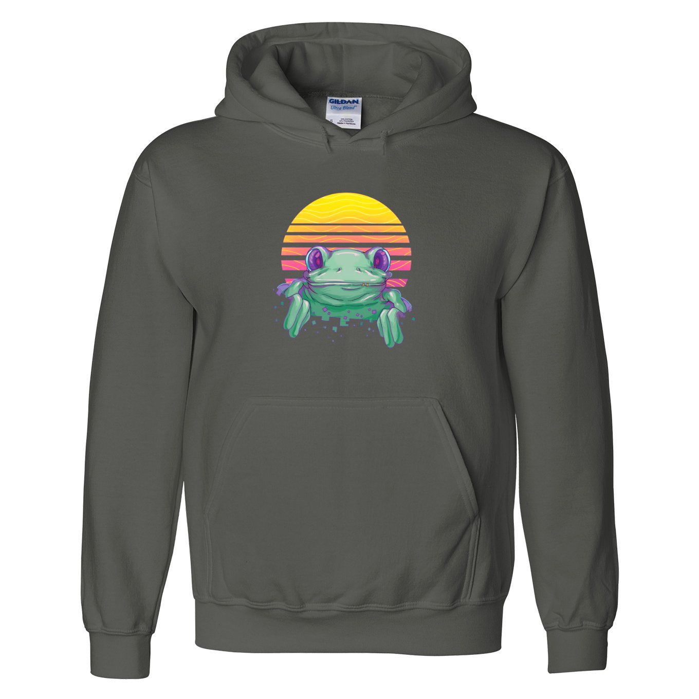 Techno Frog Hoodie - Hypno Monkey