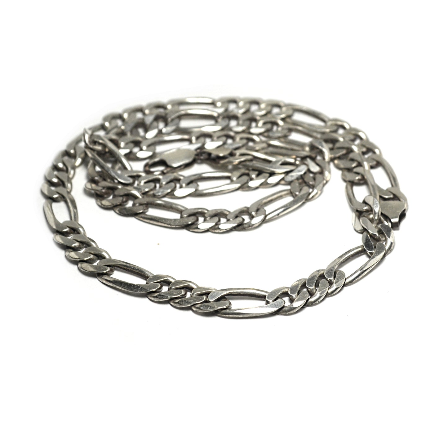 Italian .925 Sterling Silver Figaro Chain