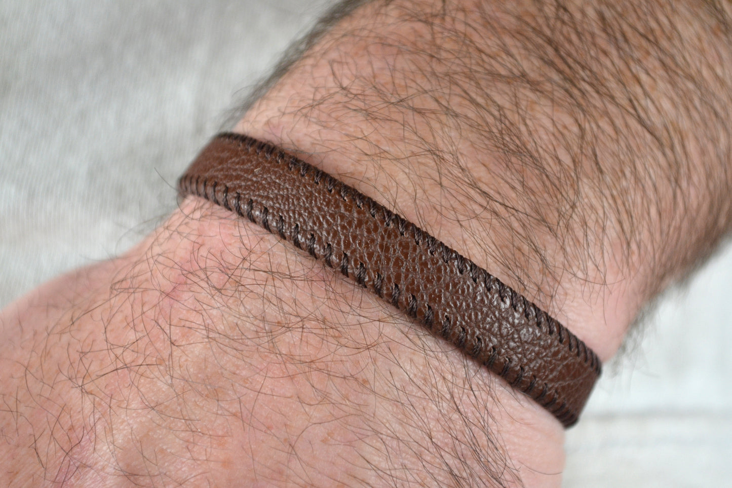 Rugged Leather Bracelet