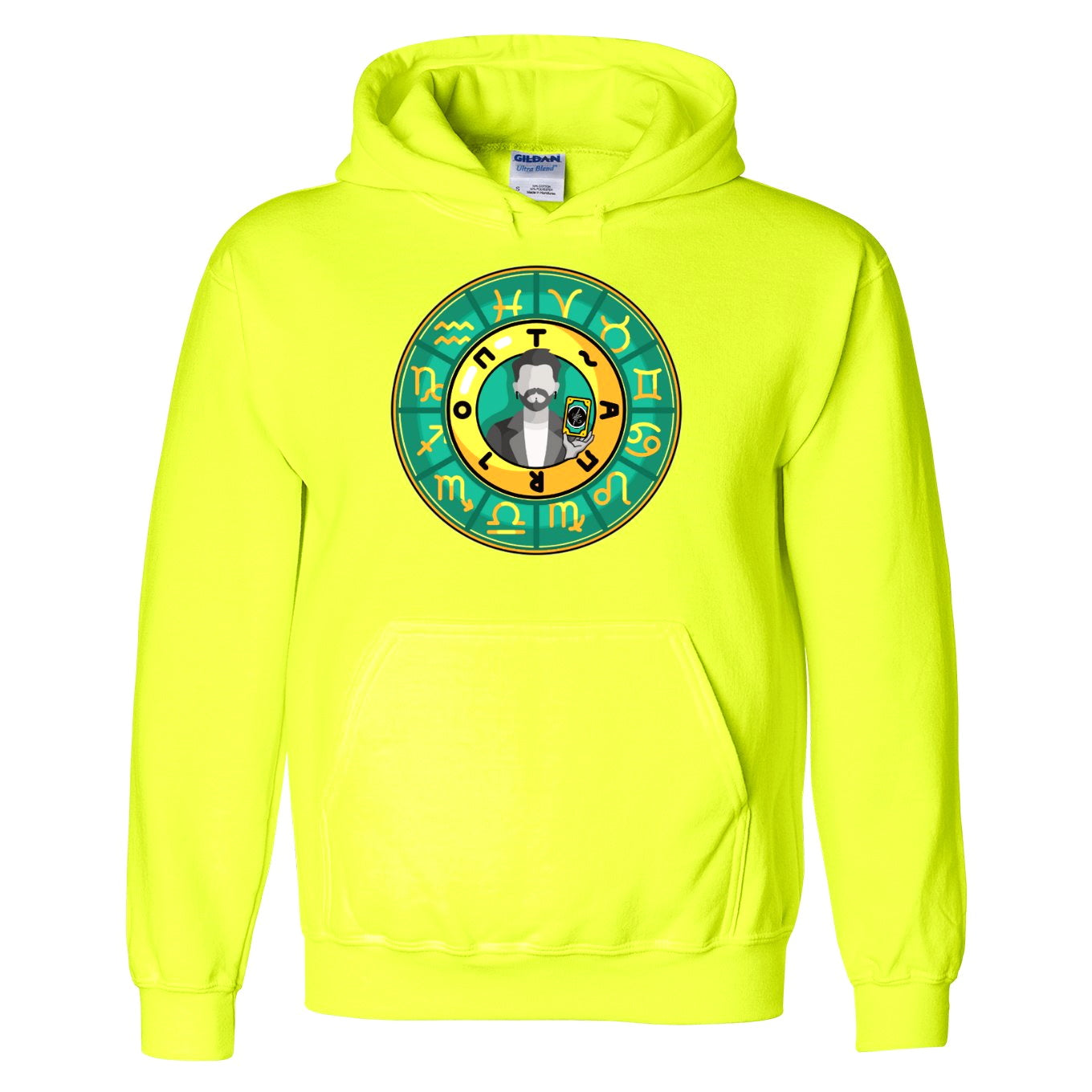 Astrology Wheel Hoodie by J.J. Dean