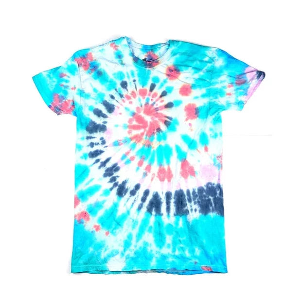 Artic Spiral Tie Dye Tee Shirt - Hypno Monkey