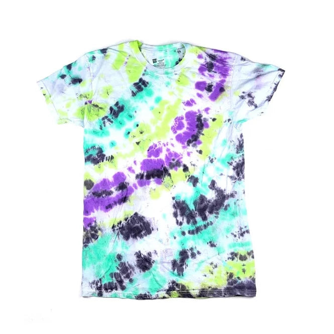 Acid Rain Tie Dye Tee Shirt - Medium - Hypno Monkey