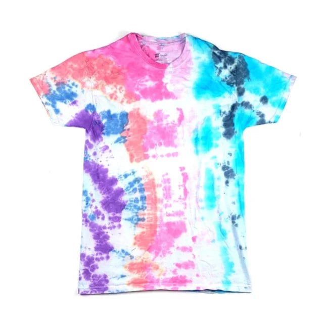 Candy Clouds Tie Dye Tee Shirt - Medium - Hypno Monkey