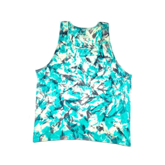 Pool Side Bleach Tie Dye Tank Top - XL - Hypno Monkey