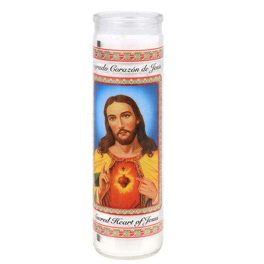 Sacred Hear of Jesus Prayer Candle