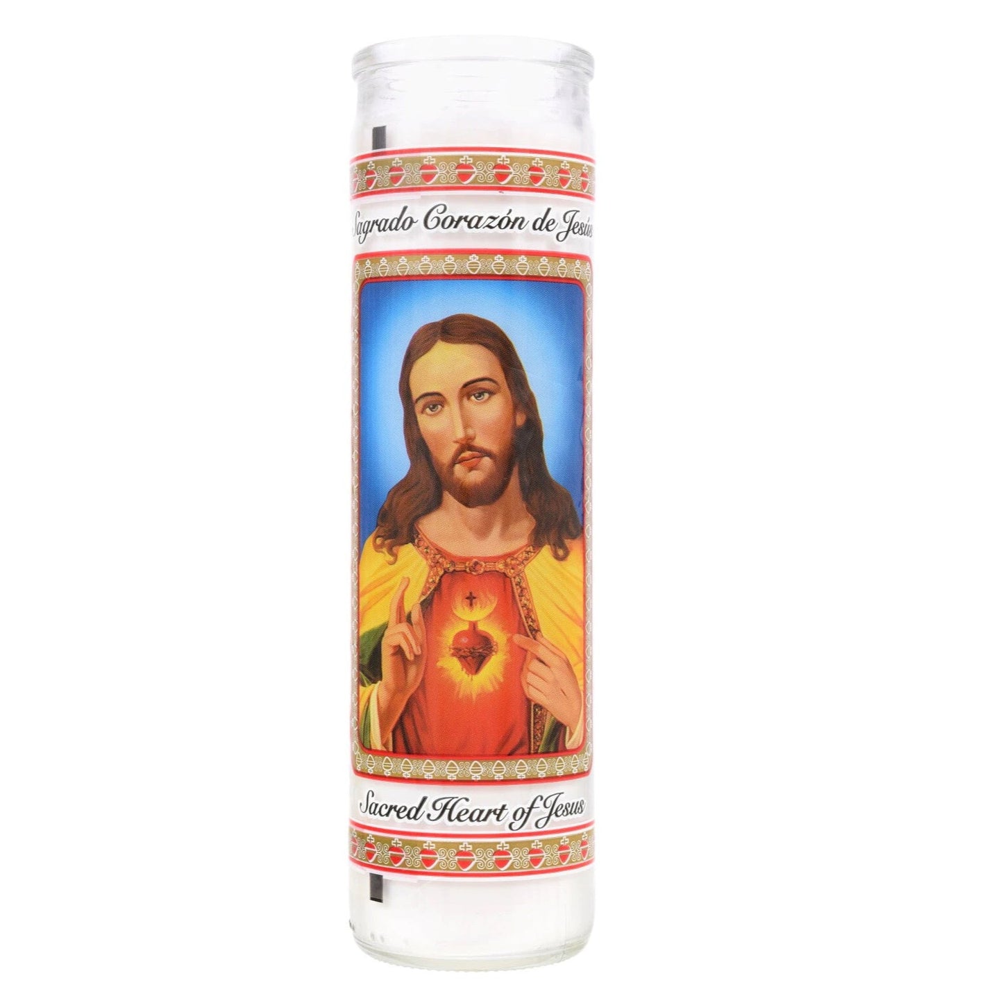 Sacred Hear of Jesus Prayer Candle