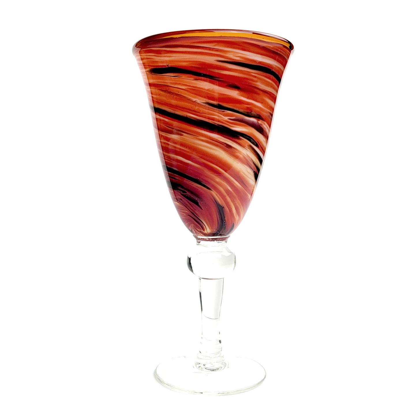 Lampwork Italian Blown Glass Ceremonial Goblet