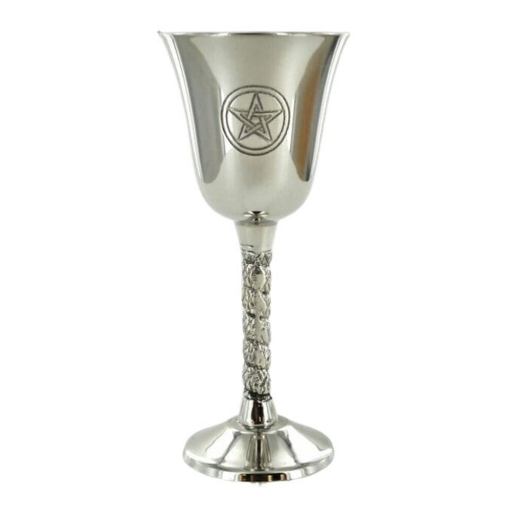 Small Silver Pentagram Chalice