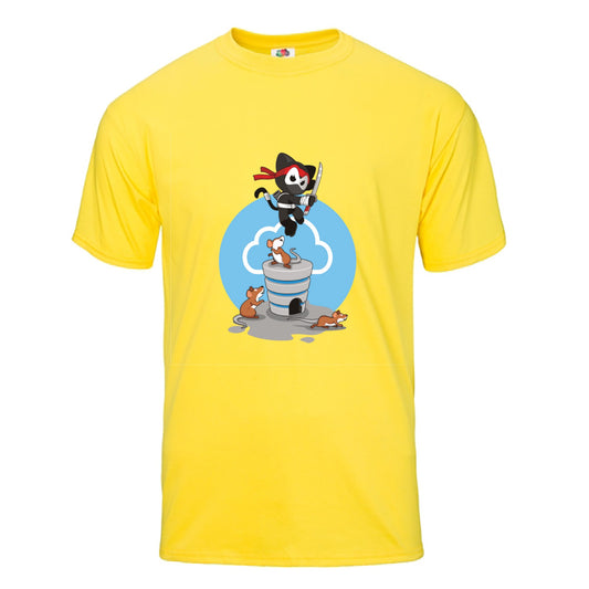 Kitty Ninja Tee Shirt - Hypno Monkey