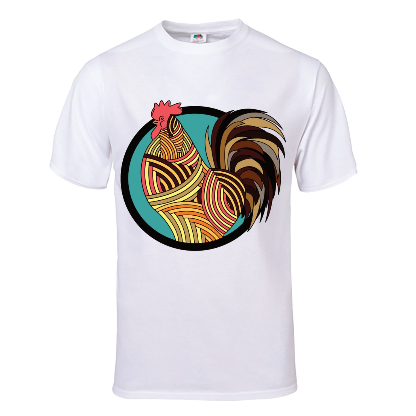 Rooster Sunrise Tee Shirt - Hypno Monkey