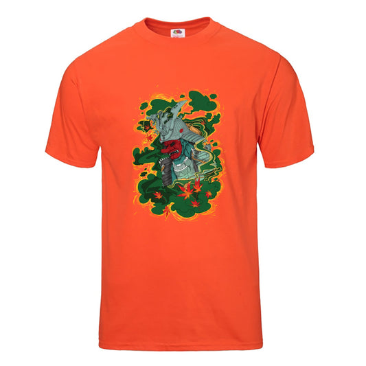 Samurai Smoke Tee Shirt - Hypno Monkey