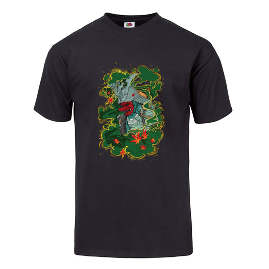 Samurai Smoke Tee Shirt - Hypno Monkey