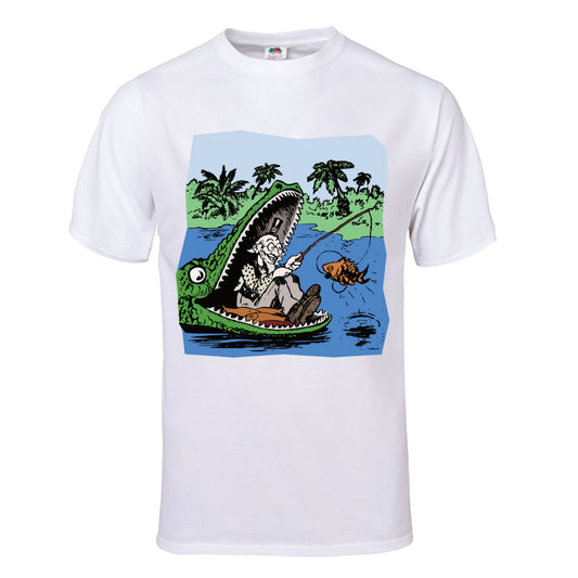 Gone Fishing Tee Shirt - Hypno Monkey