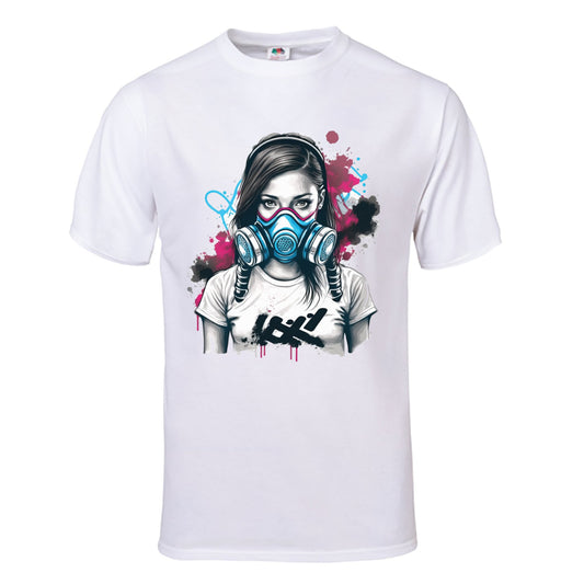 Cyberpunk Girl Tee Shirt - Hypno Monkey
