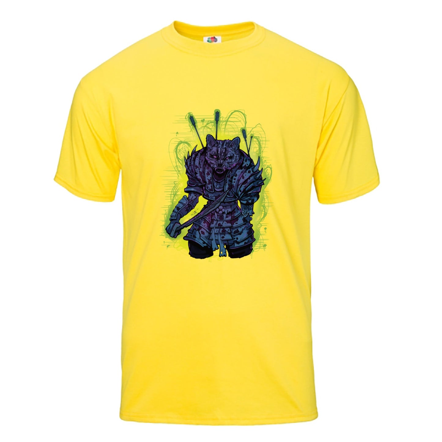 Zombie Cat Warrior Tee Shirt - Hypno Monkey